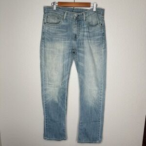 Levi's 514‎ Jeans 32x30 Light Wash Streetwear Skater Y2K Casualcore Blue Denim